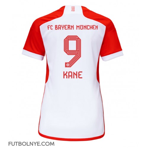 Camiseta Bayern Munich Harry Kane #9 Primera Equipación para mujer 2023-24 manga corta